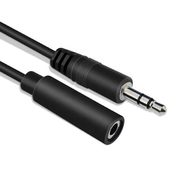 1m 3m 5m 3 Poles Trs Male to Female 3.5mm Audio Jack Cable