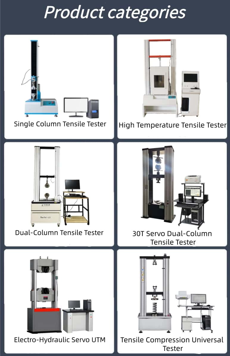 Dual-column  Tensile, Peeling and Fatigue Testing Machine for Metal and Plastic Materials Electronic Universal Tensile Tester