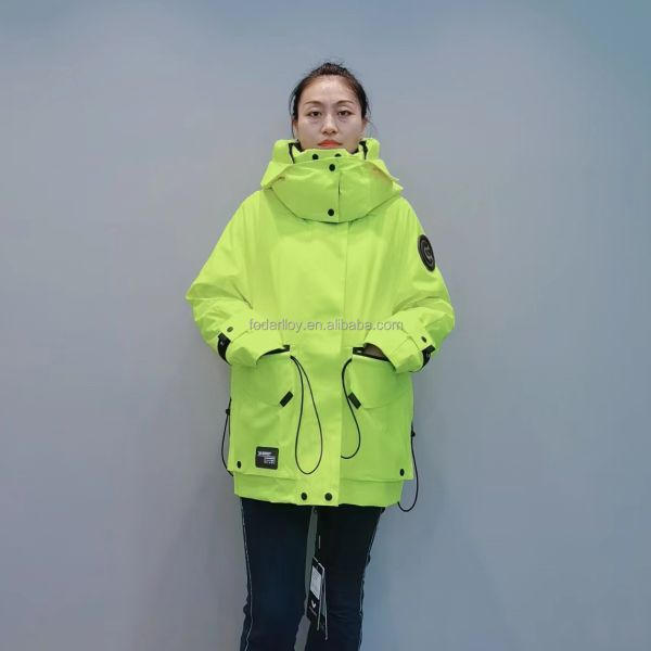 FODARLLOY F22566 Ladies Warm Hooded Cotton-padded Clothes Women Slim Long Winter Jackets Women Coats