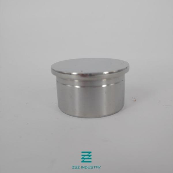 Stainless Steel 304 Banister Rail End Caps 42.4mm SGS ISO9001 Certificate