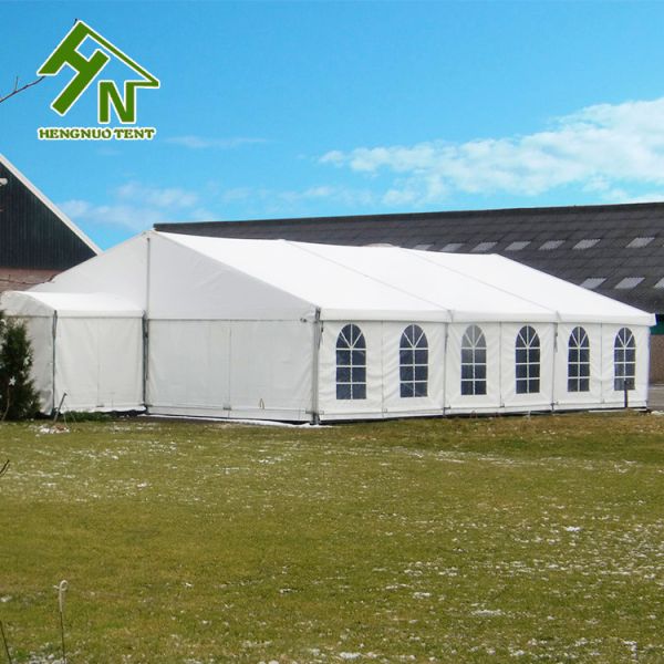 Easy Assembled 10x12 Canvas Tent Wedding Party 100 People Capacity