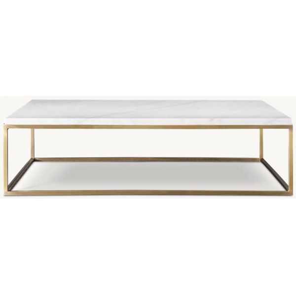Homes Coffee Table Furniture With Customizable Size Stainless Steel And Sintered Stone Top