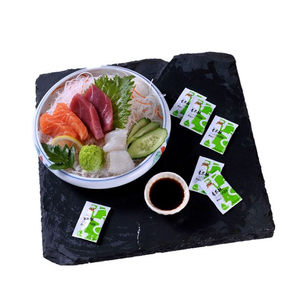 Customized All Size Available Easy Open Foods Delicious Wasabi Sauce Wasabi Paste 1Kg Mustard Wasabi Cream Sauce