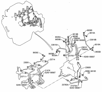 Bomba da injeção de VH22100-E0030 J05E para a máquina escavadora SK200-8 de Kobelco