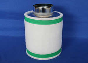 50mm  Carbon Bed Depth Air Activated Carbon Filter 10inch*600mm  For Grow Tent