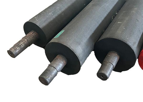 Shaft Type Belt Conveyor Roller Round Rubber Lining Conveyor Belt Drive Rollers