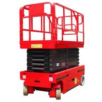 10M Indoor Outdoor Electric Control Scissor Lift Platform With Remote And Manual Control