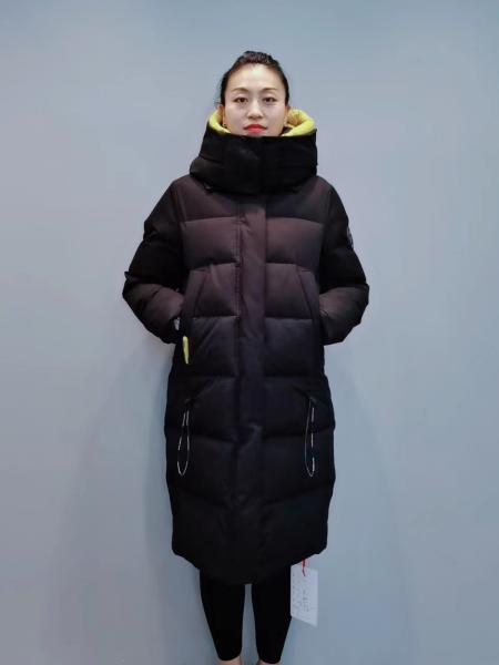FODARLLOY F23141 Ladies Warm Hooded Cotton-padded Clothes Women Slim Long Winter Jackets Women Coats