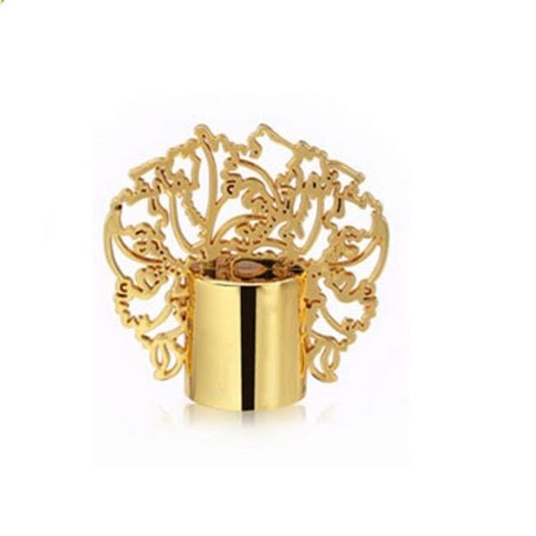 Las cápsulas coloridas del metal del perfume de la aleación del cinc de la moda a presión galjanoplastia de la fundición