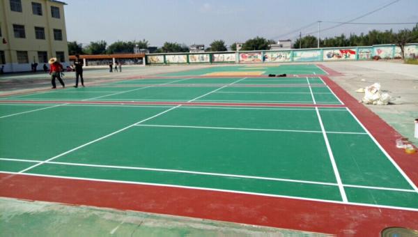 Seamless High Elasticity PU Sports Flooring for Basketball Court
