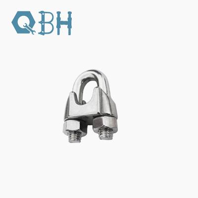 ANSI / JIS / DIN Italian Rigging Hardware DIN741 Wire Rope Clip For Cable Usage