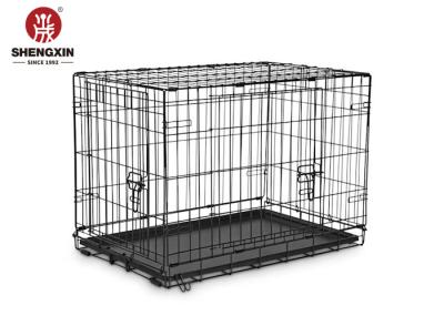 Extra Xxl Large 90 Cm Metal Iron Steel Heavy Duty Dog Cage And Kennel Foldable