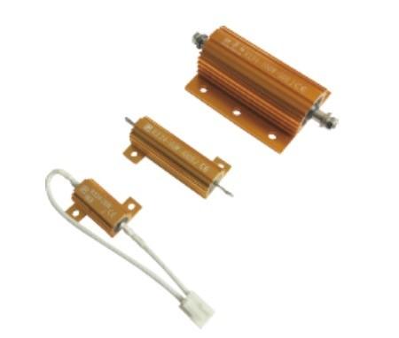 Aluminum Housing VFD Spare Parts Wire Wound Recharge RX24 Resistor For 1.5kw Inverter
