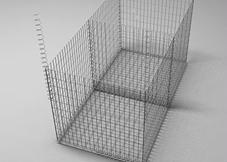 100 x 100mm Q195 гальванизировали сваренную клетку Gabion