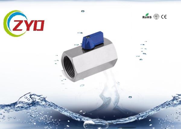 Threaded Stainless Steel Shut Off Valve For Pneuma / Water High Pressure