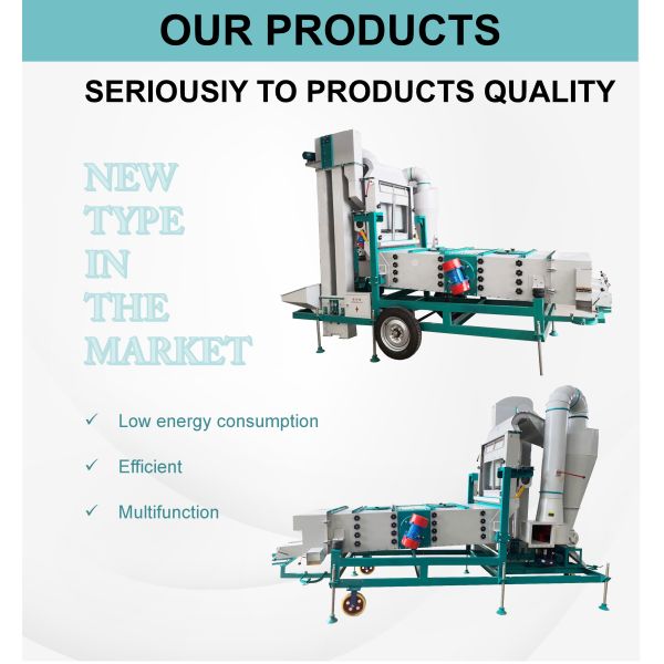 Paddy Rice Seed Soya Bean Cleaning Equipment Grain Processing Machine
