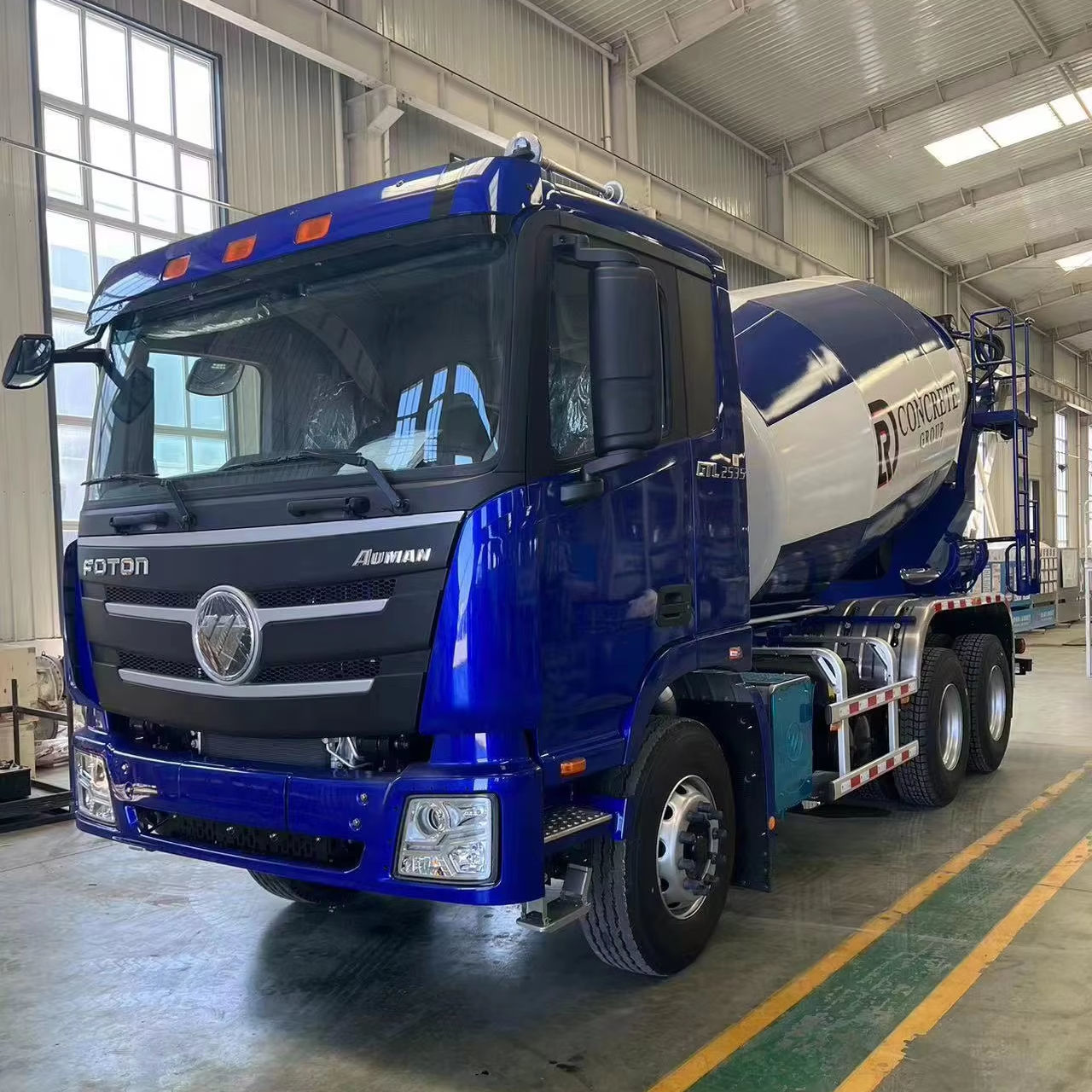 Foton 10 Wheels Concrete Mixer Machine Truck 6x4 Construction Equipment Cement Mixer Truck