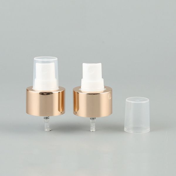 Aluminum rose gold fine mist sprayer pump 20/410 20/400