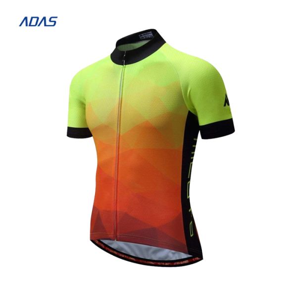 Unisex Reversible Bike Reversible Racing Team Shirts Jersey Flame Retardant