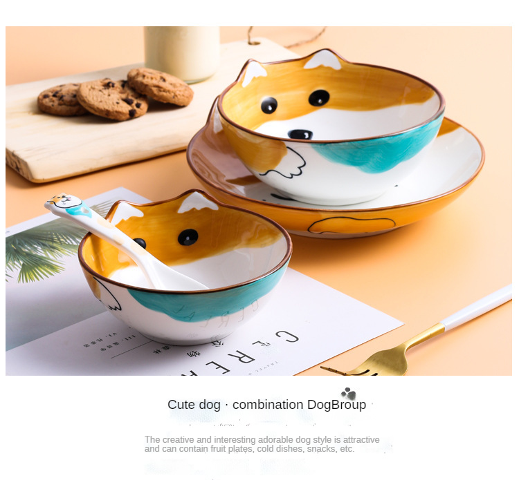 Шар печи милого дизайна собаки керамический с 9 дюймами 10 дюймов размер 12 дюймов