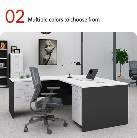 Support customization Classic Executive Desk with Cabinets, Drawers, File and Data Storage, Company Computer, Office Desk, Manager's Desk