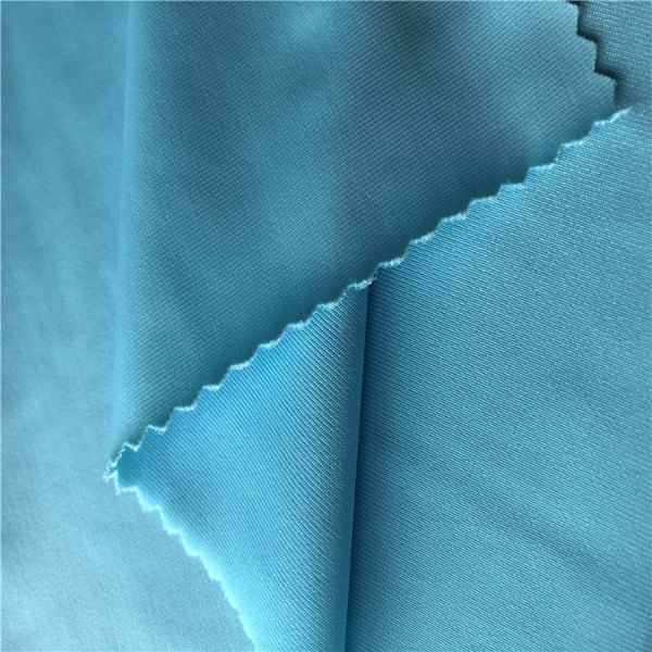 Semi Dull Stretch Polyester Spandex Fabric For Sportswear