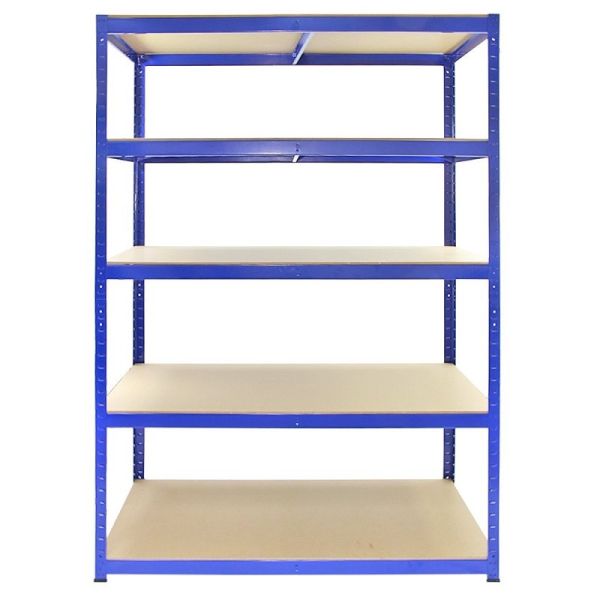 Steel Boltless Storage Rack Display Storage Equipment 5 Tier Steel Warehouse Shelving