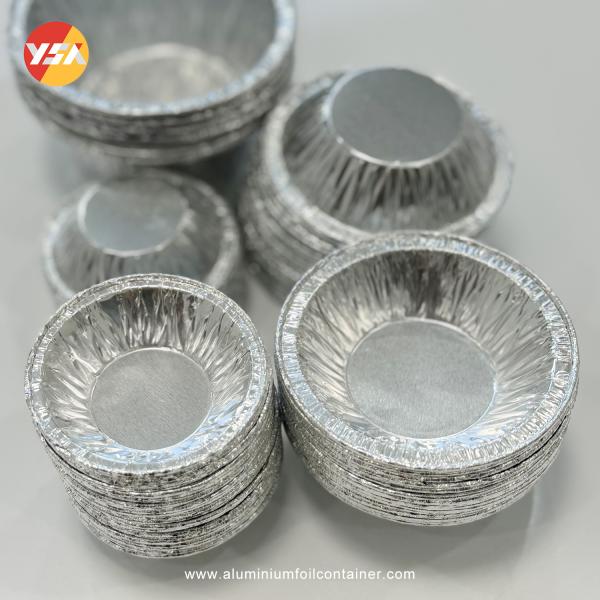 Pequenas panelas de papel de alumínio série Pequena panela de papel de alumínio panela de pão panela de pão descartável