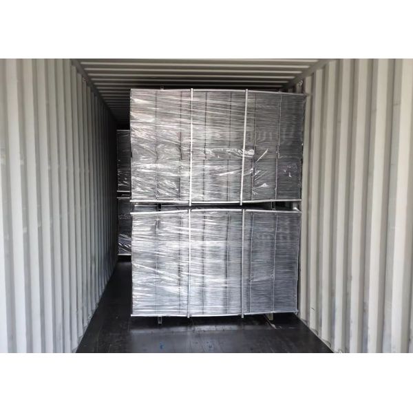 PVC Coated And Galvanized Welded Wire Mesh Fence Panels 8ft X 3m