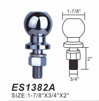 Solid Steel Trailer Hitch Ball / Tow Hitch Ball Cold Forged For Superior Strength