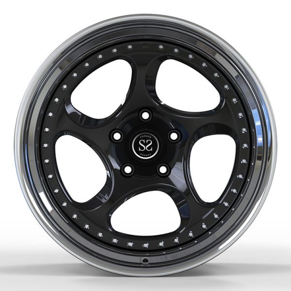 Porsche 997 5x130 Big Lip 5x130 19 Inch Wheels Polish 2 PC Forged Staggered
