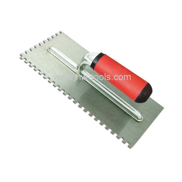 carbon steel Plastering trowel with plastic handle HW02121