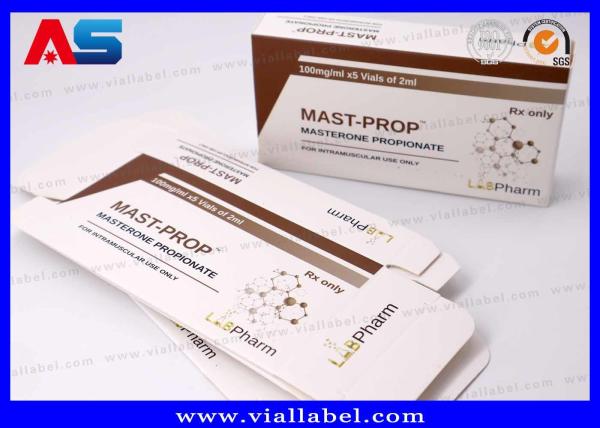 Custom Peptide Storage Box for 2x2ml Vials , Premium Peptide Packaging Box Customized Printing