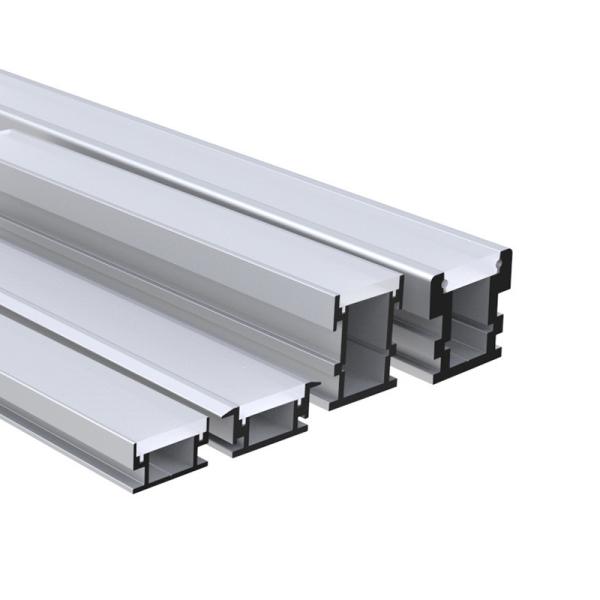 Outdoor LED Strip Recessed Profile , 22×26Mm Recessed Aluminum Channel