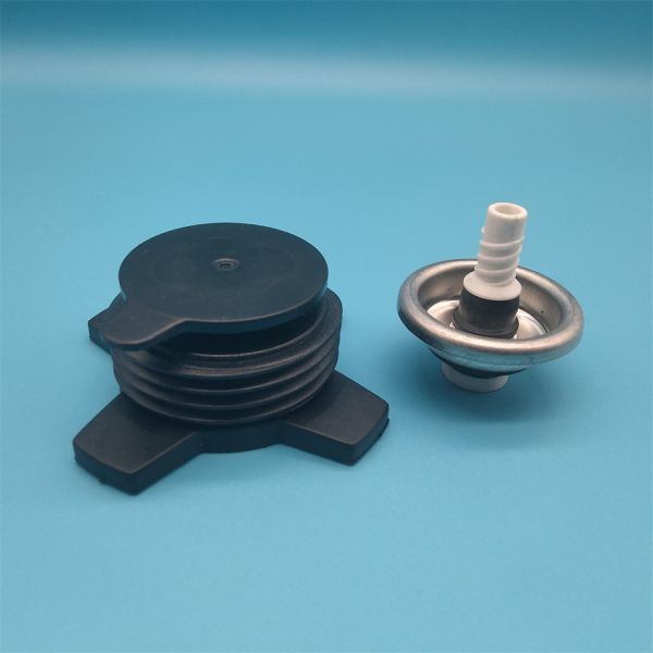 long stem PU foam valve for smooth foam spraying in furniture filling