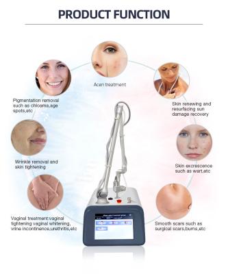 Branqueamento da pele Máquina portátil de laser fracionado de CO2 para aperto vaginal