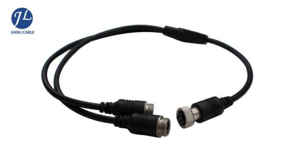Waterproof Male To Female 4 Pin S Video Cable For Night Vision Surveillance CCTV System