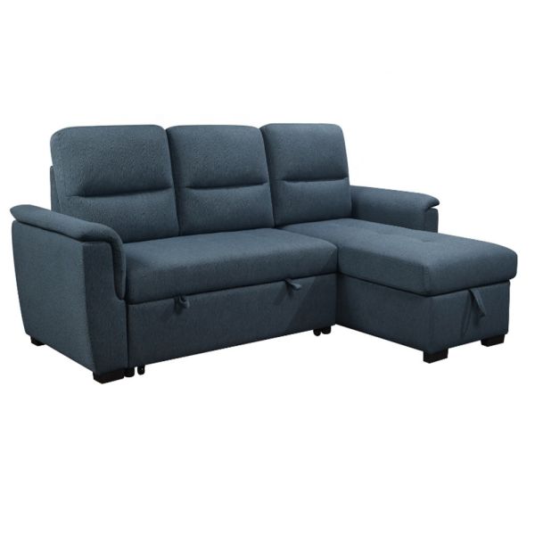 Furniture Factory latest design of living room sofa storage with USB functional sofa bed 2 seater with chaise sofa set