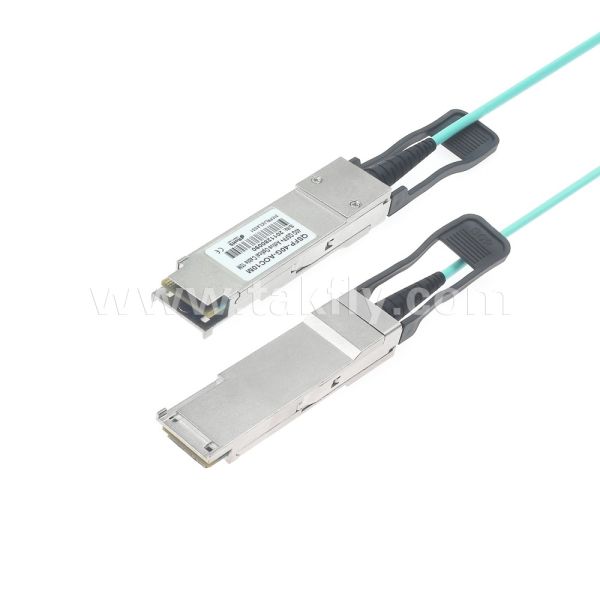AOC Active Optical Cables Fiber 40G QSFP+ to 40G QSFP+ for Data Center FTTH FTTX