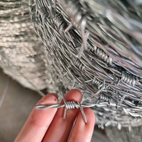 Electro Galvanized Barbed Wire, 2.5mm High Tensile Wire for Sheep and Goat Fencing