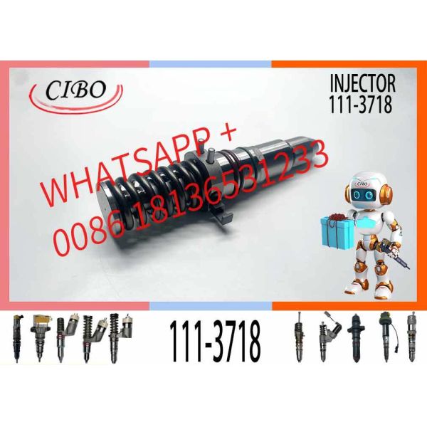 High Quality Fuel Injector 111-3718 1113718 for 3508 3512 3516 on Sale Excavator Parts Excavator Accessory
