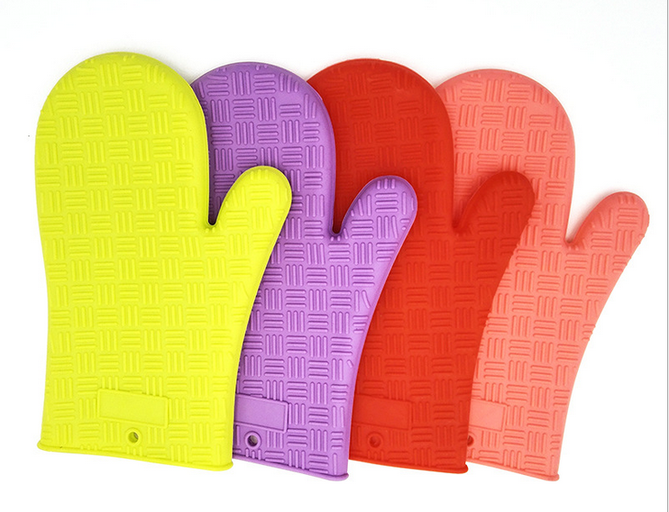 BPA Free Silicone Kitchen Glove Food Grade With Custom Logo Printing