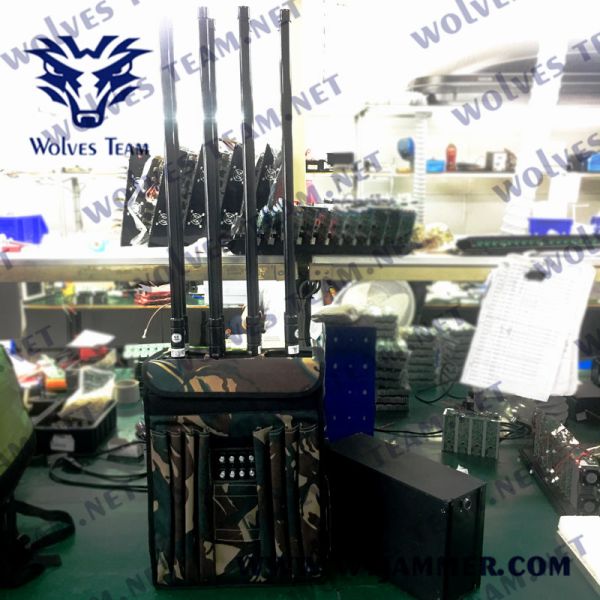 6 faixas 150 medem o dispositivo móvel do jammer do sinal 80w que obstrui 2G 3G 4G 5G