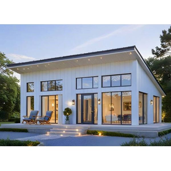 NS/AS Prefab Beach House Wooden Bungalow Prefab Living Complet With 3 Bedroom