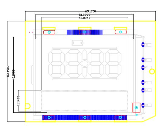 1/5 косых модулей точек FSTN графических Lcd зебры 9616