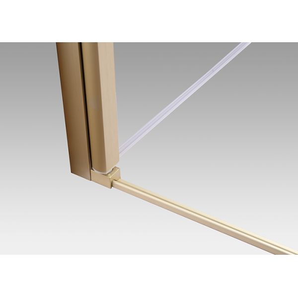 Нержавеющая сползая 6mm закаленная стеклянная дверь 1200X2000mm ливня