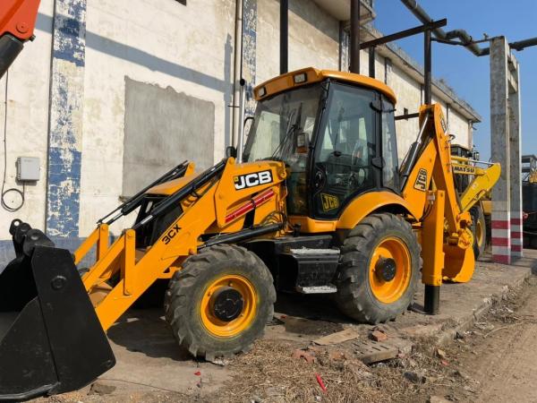 Used JCB 3CX Backhoe Loader 5TON Capacity 74kW 100HP For Digging