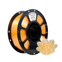 iBOSS PLA+ フィラメント 100% バブルフリー 硬さ 強化 輝き オレンジ 3D プリント用