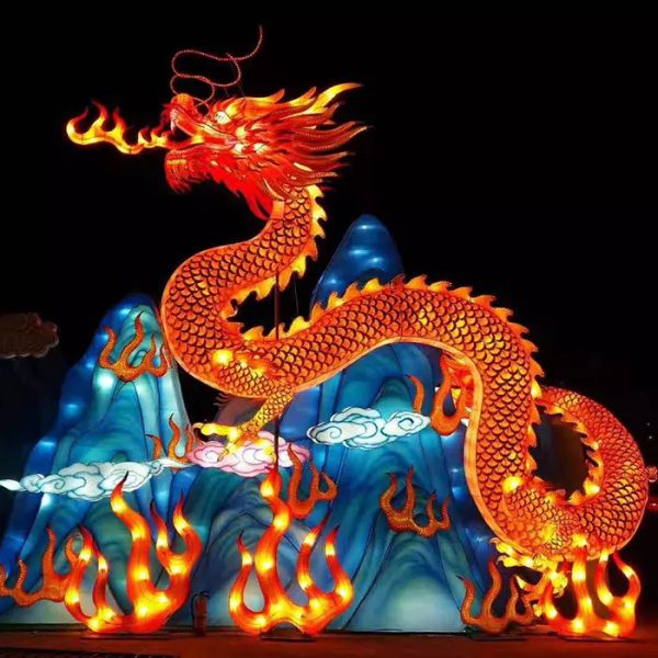 На открытом воздухе водоустойчивый размер китайских шелковых фонариков 60КМ-30М для шоу фестиваля