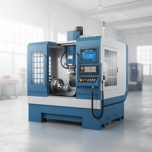 TAP-1100 Drilling and Tapping Center with 48000mm/min Rapid Speed, Cloud-based Management, and 5000rpm Tapping Speed